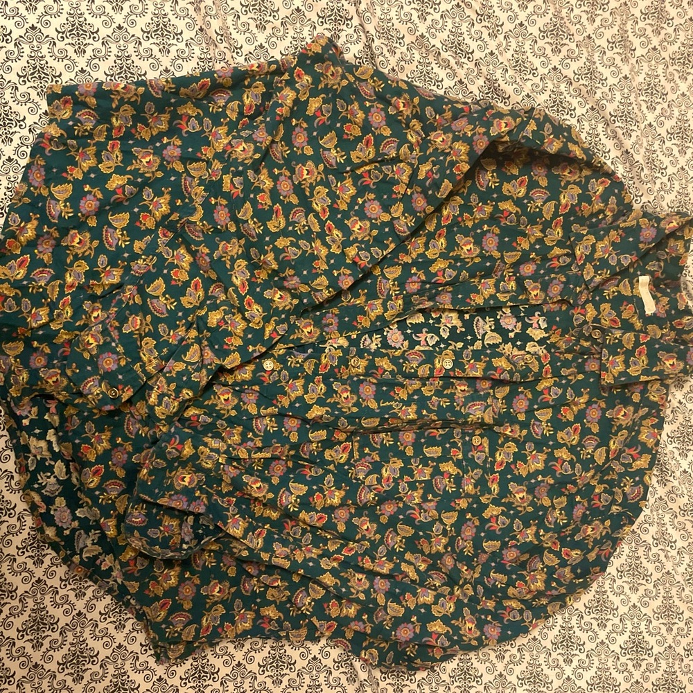 L/s paisley print shirt